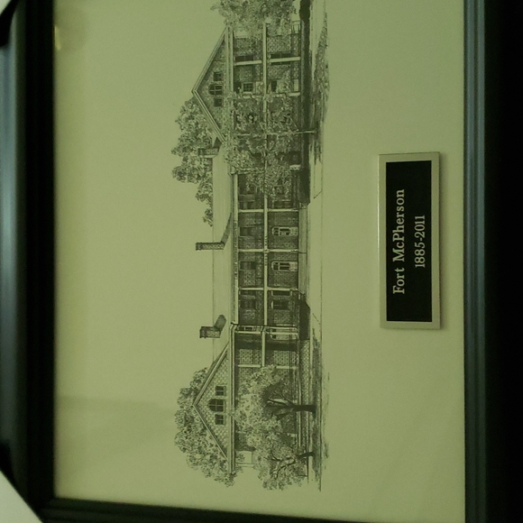 Historic McPherson Framed Picture - Picture 2 of 3